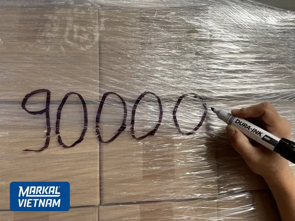 Dura-Ink Chisel Markal nét to rõ ràng dùng trong kho bãi đóng gói