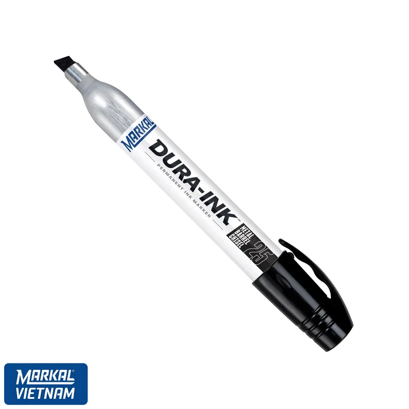 Bút mực thân kim loại Markal Dura-Ink Metal Barrel Chisel chính hãng