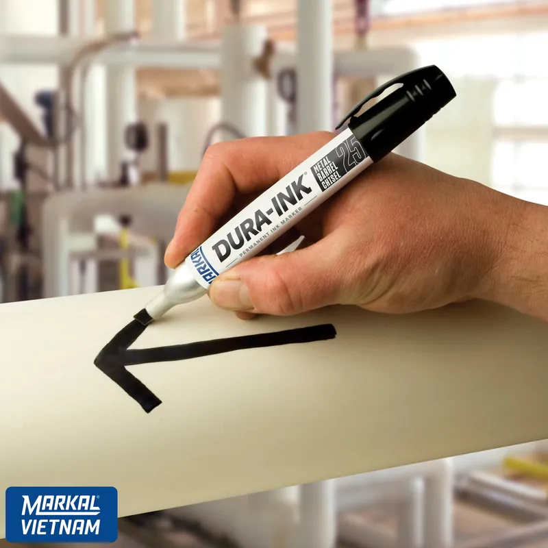 Dura-Ink Metal Barrel Markal bền bỉ trong môi trường công nghiệp nặng