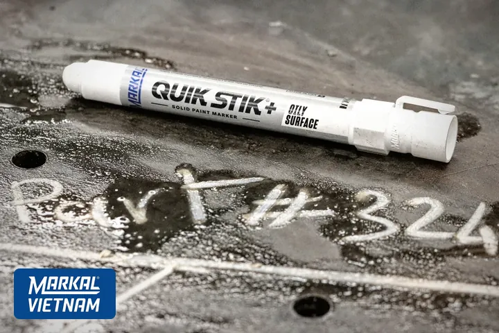 Quik Stik Oily Surface Markal đánh dấu trên kim loại có dầu mỡ
