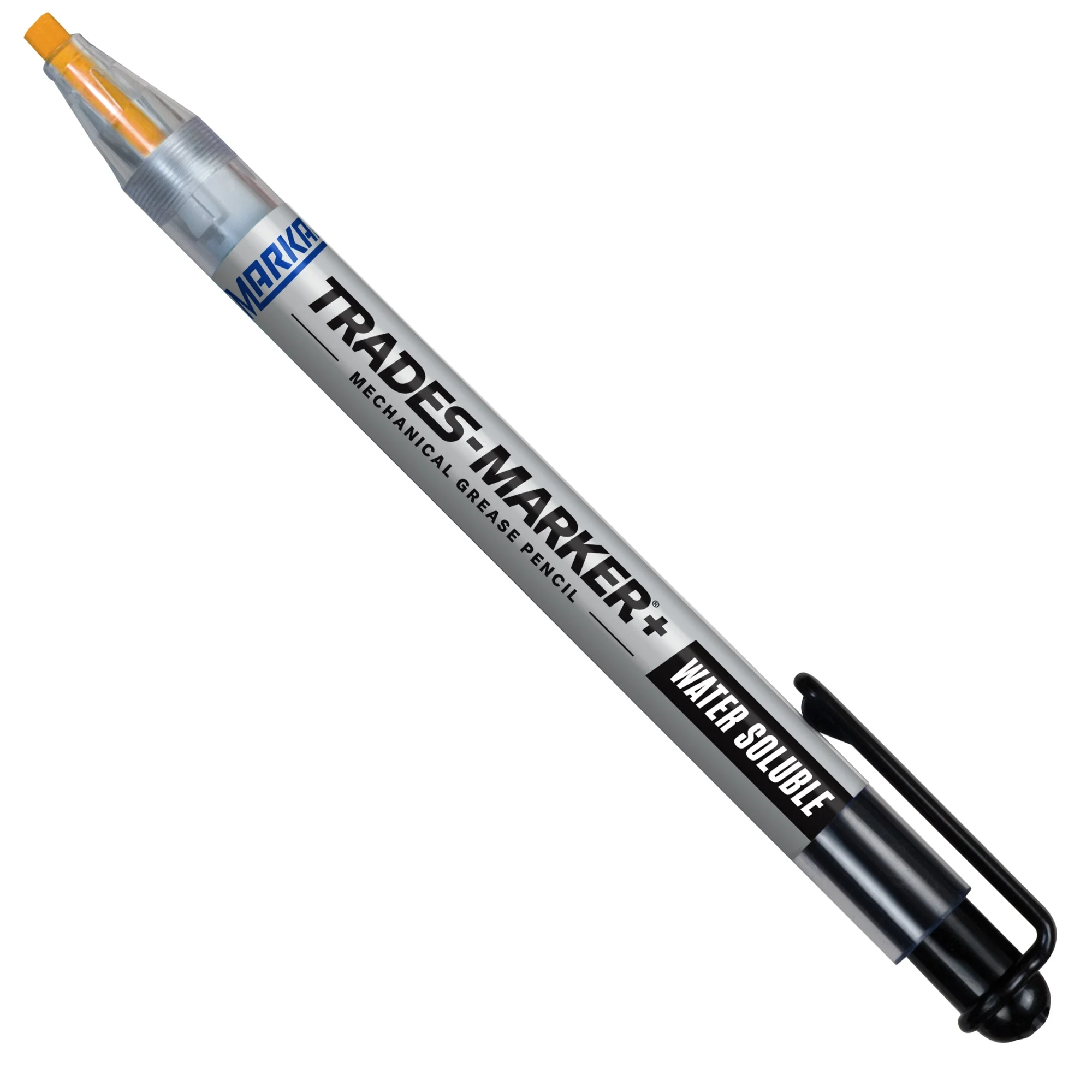 Bút đánh dấu đa dụng Trades-Marker+ Water Soluble, Yellow, Bulk Pack (1 Holder+1 Refill)