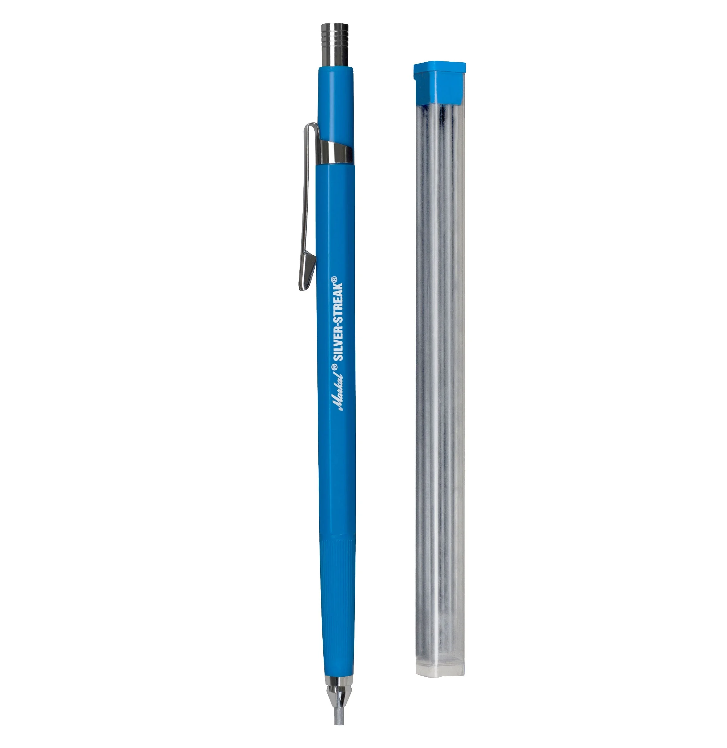 Weld-Riter® Refillable Welders Pencil with 1 Silver-Streak® Reflective Lead Bút đánh dấu công nghiệp - Màu Bạc mã 096107 - Markal chính hãng