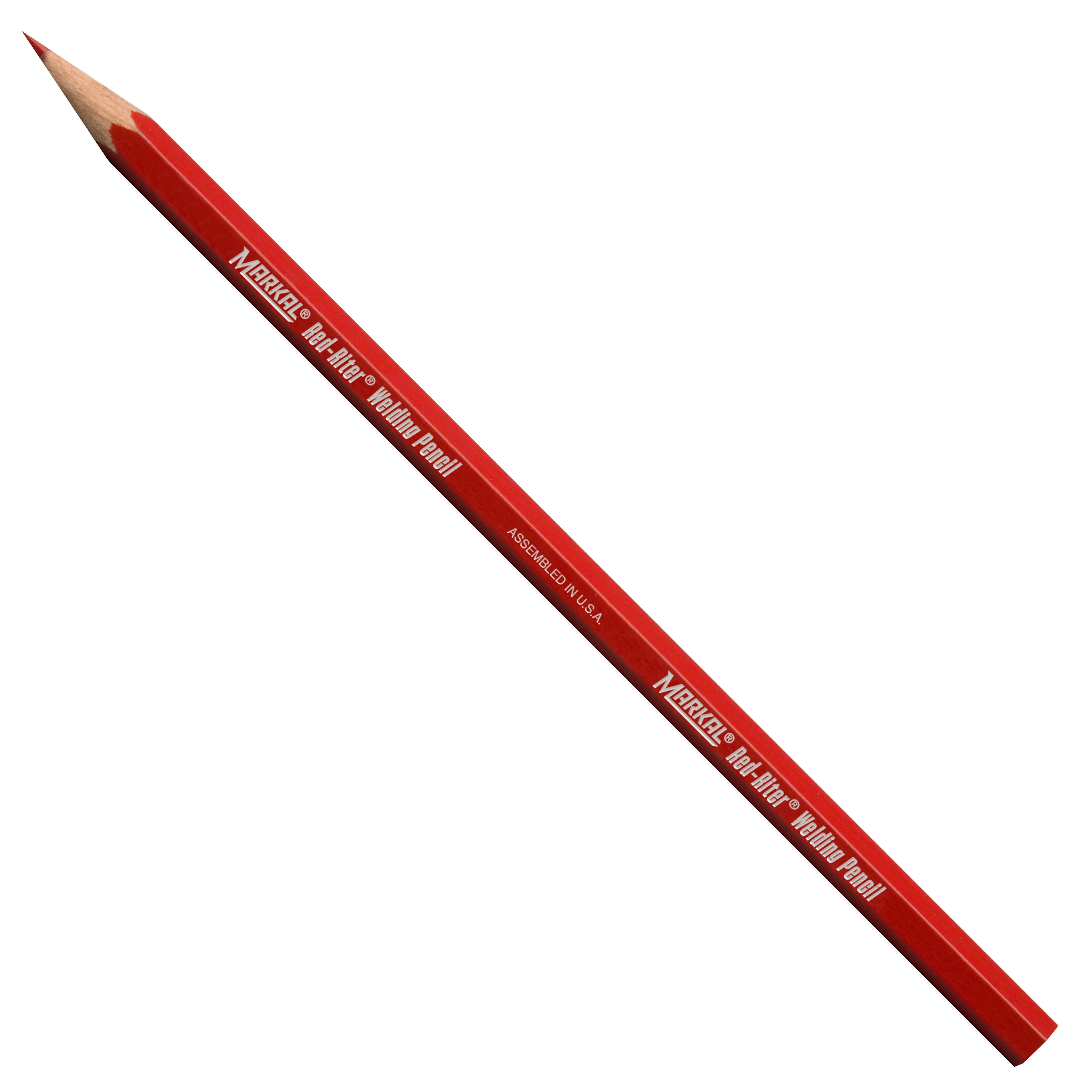 Bút đánh dấu mối hàn Red-Riter Welding Pencil, Red, Pre-sharpened, for bright metals