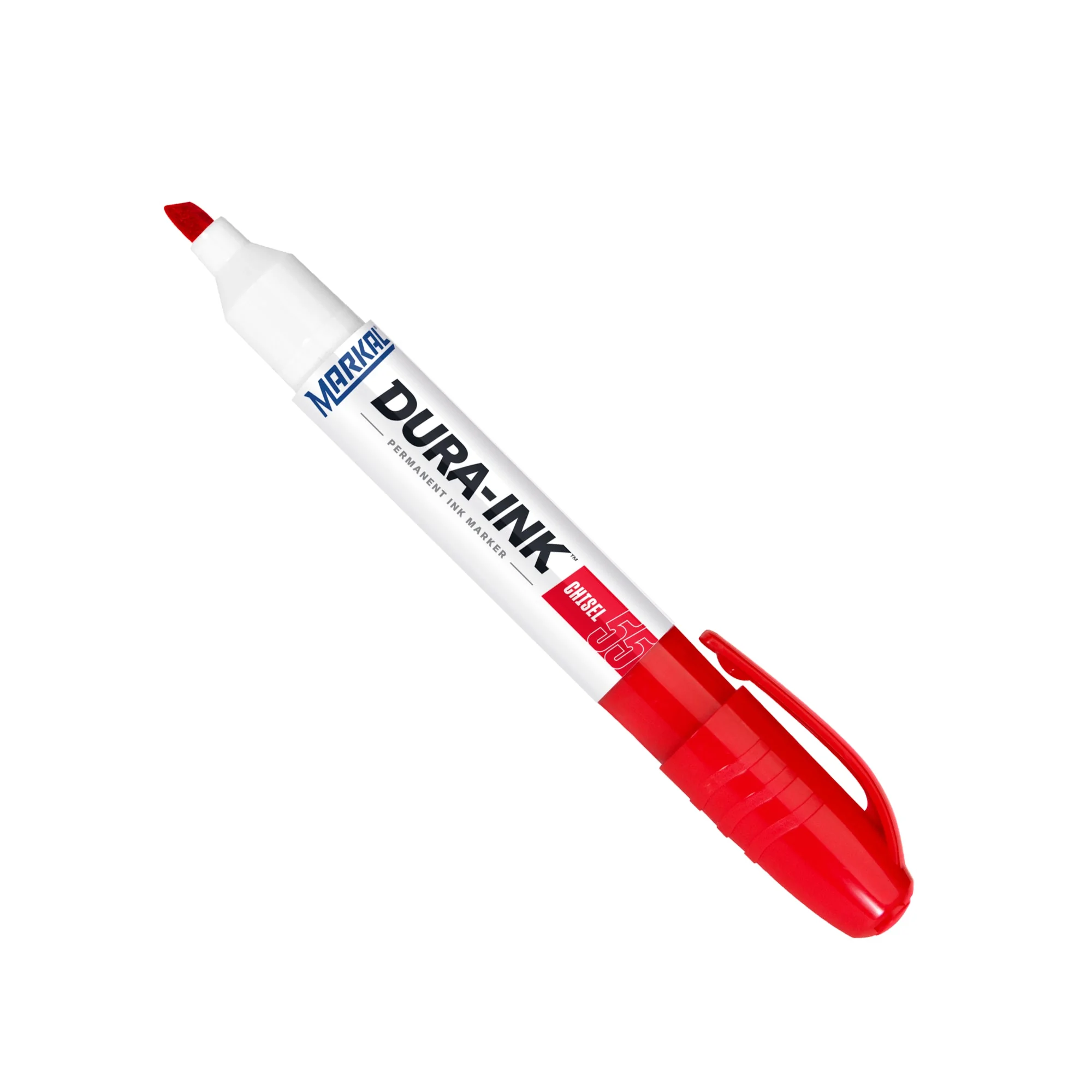 Bút mực công nghiệp DURA-INK Chisel, Red, 1.5-4.5mm