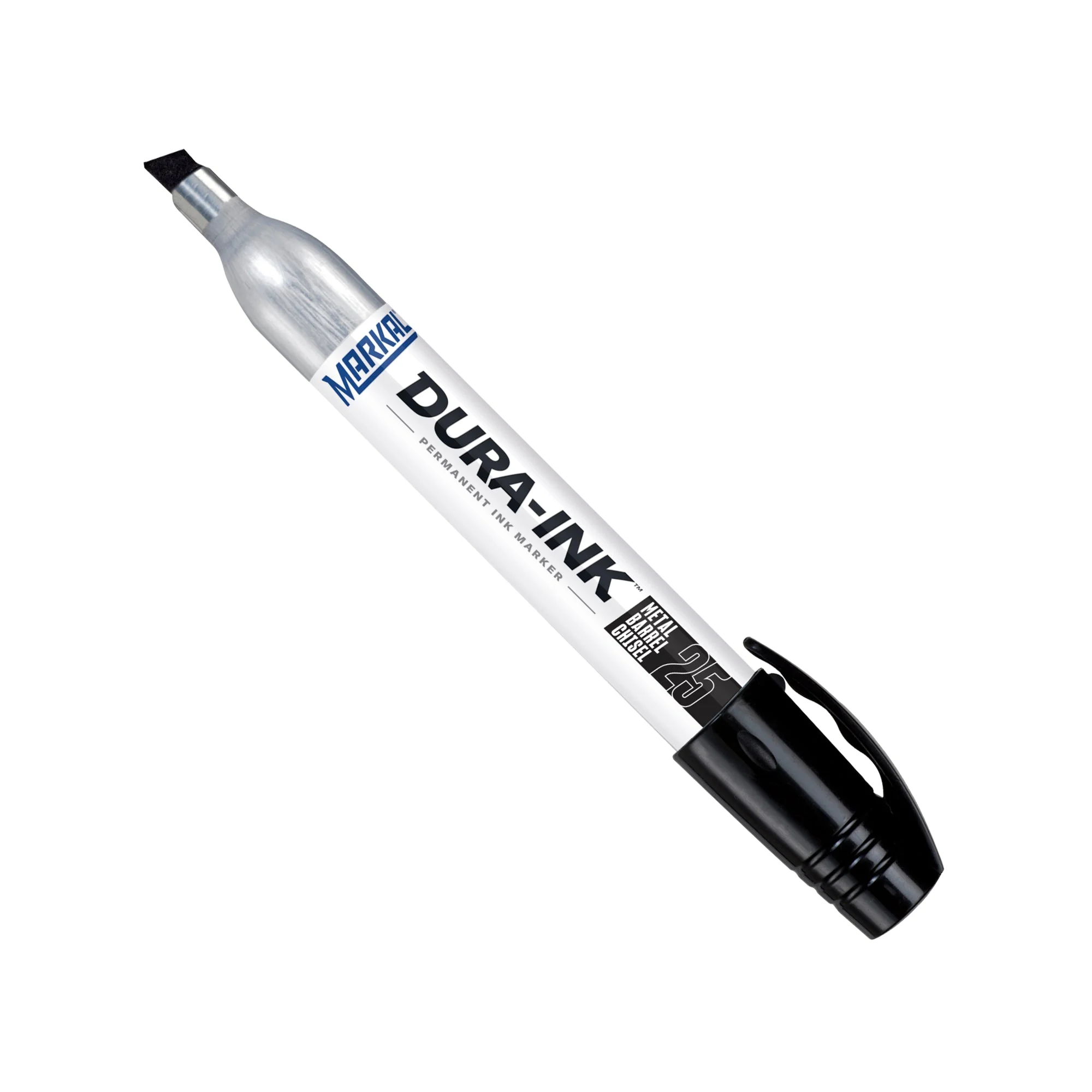 Bút mực công nghiệp DURA-INK Metal Barrel Chisel, Black, 3-6mm