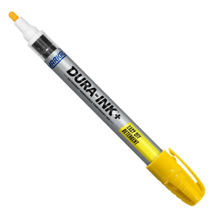DURA-INK®+ Easy Off Detergent Removable Ink Marker Bút mực công nghiệp - Màu Vàng mã 096321 - Markal chính hãng