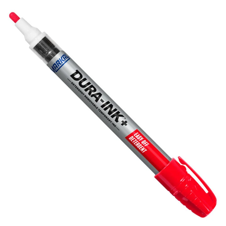 DURA-INK®+ Easy Off Detergent Removable Ink Marker Bút mực công nghiệp - Màu Đỏ mã 096322 - Markal chính hãng