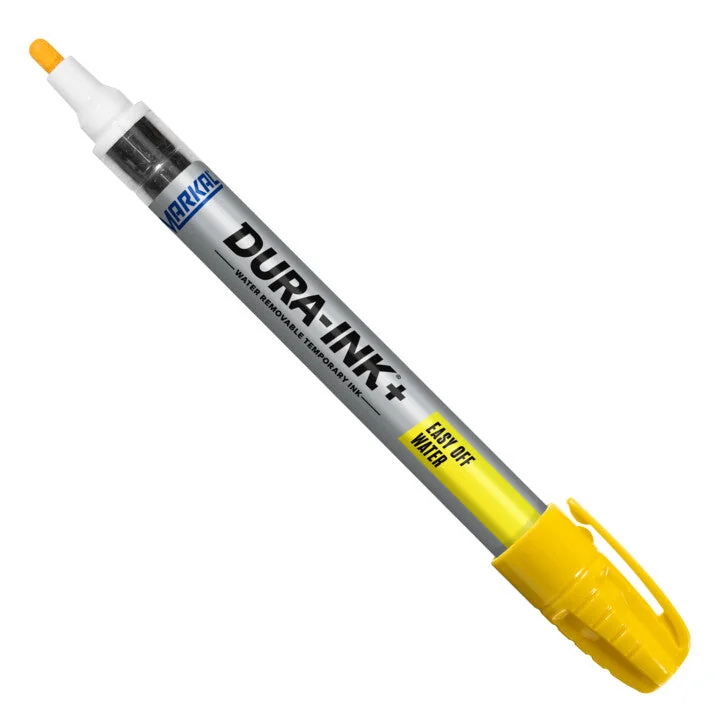 Bút mực công nghiệp (Plus) DURA-INK+ Easy Off Water, Yellow, 3mm