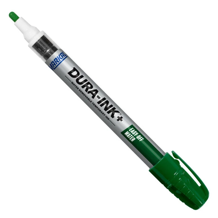 Bút mực công nghiệp (Plus) DURA-INK+ Easy Off Water, Green, 3mm