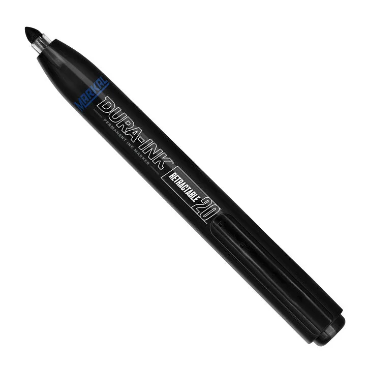 DURA-INK Retractable Permanent Ink Marker Bút mực công nghiệp - Màu Đen mã 096575 - Markal chính hãng