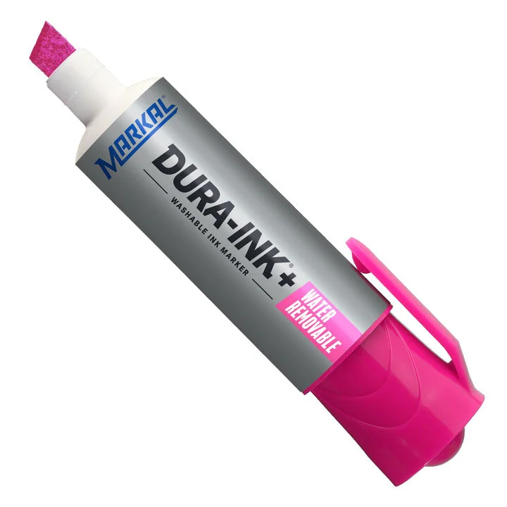 Bút mực công nghiệp (Plus) DURA-INK+ Water Removable, Pink, 4.6-8mm