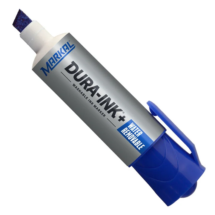 Bút mực công nghiệp (Plus) DURA-INK+ Water Removable, Blue, 4.6-8mm