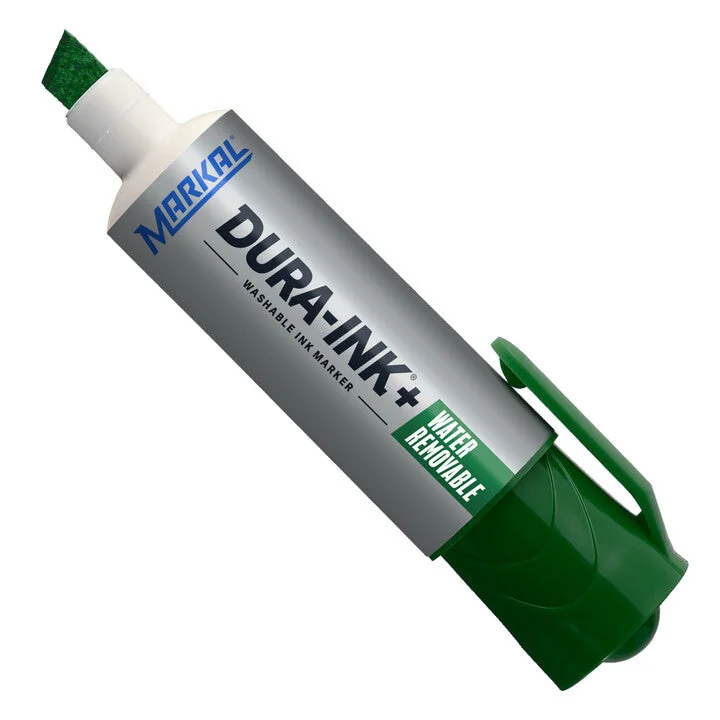 Bút mực công nghiệp (Plus) DURA-INK+ Water Removable, Green, 4.6-8mm