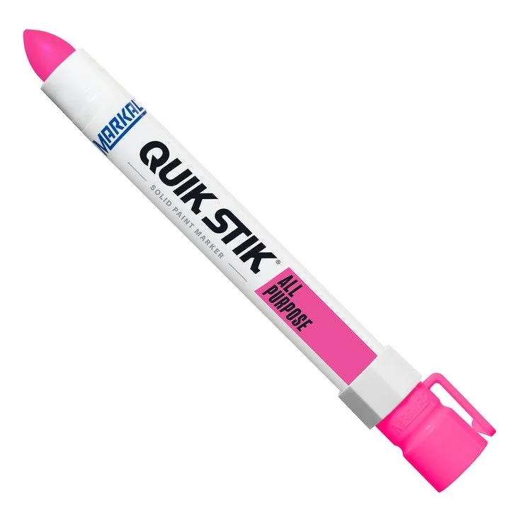 Quik Stik All Purpose Solid Paint Marker Bút sơn sáp - Màu Hồng huỳnh quang mã 061044 - Markal chính hãng