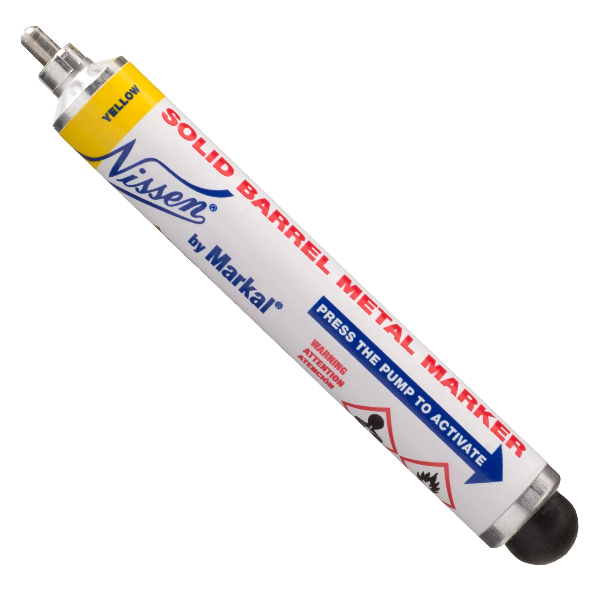Bút sơn đầu bi Paint-Riter Pump Metal Tip, Yellow, 3mm, Pump action