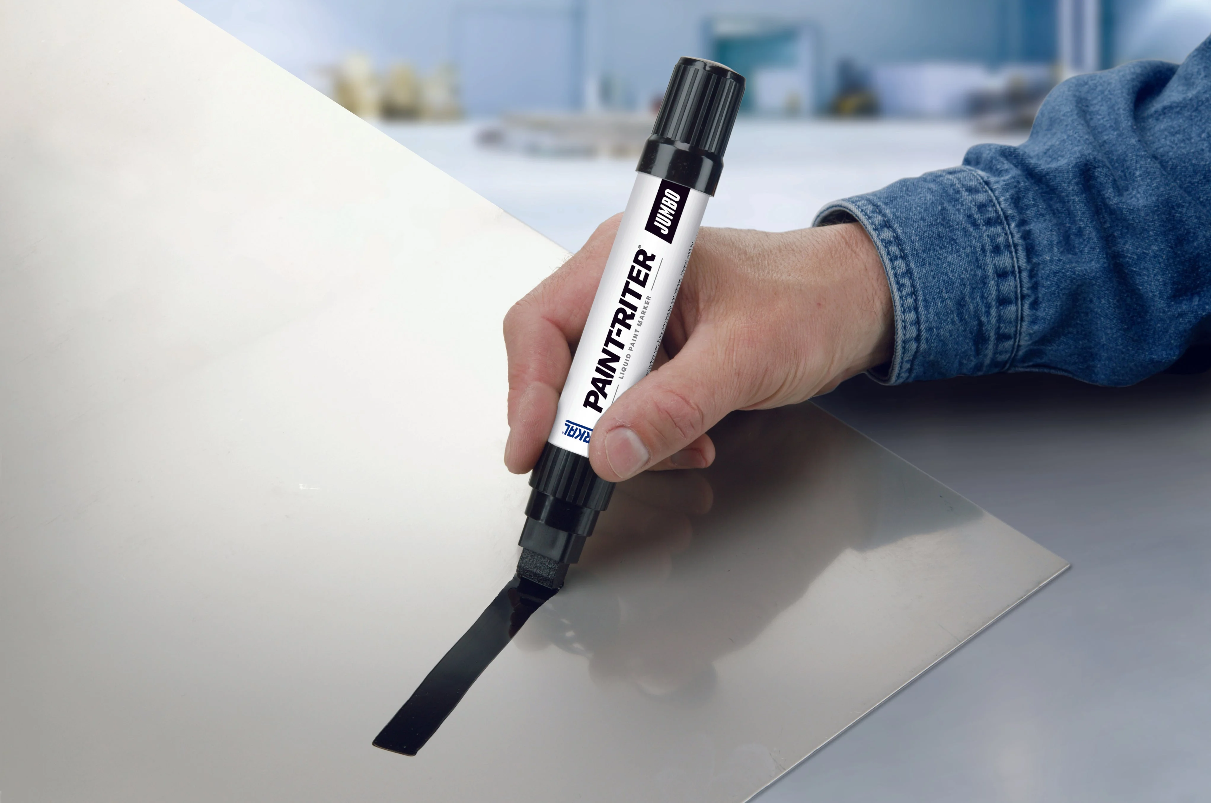 Paint-Riter Jumbo Broad Tip Liquid Paint Marker mã 090903 ảnh 4