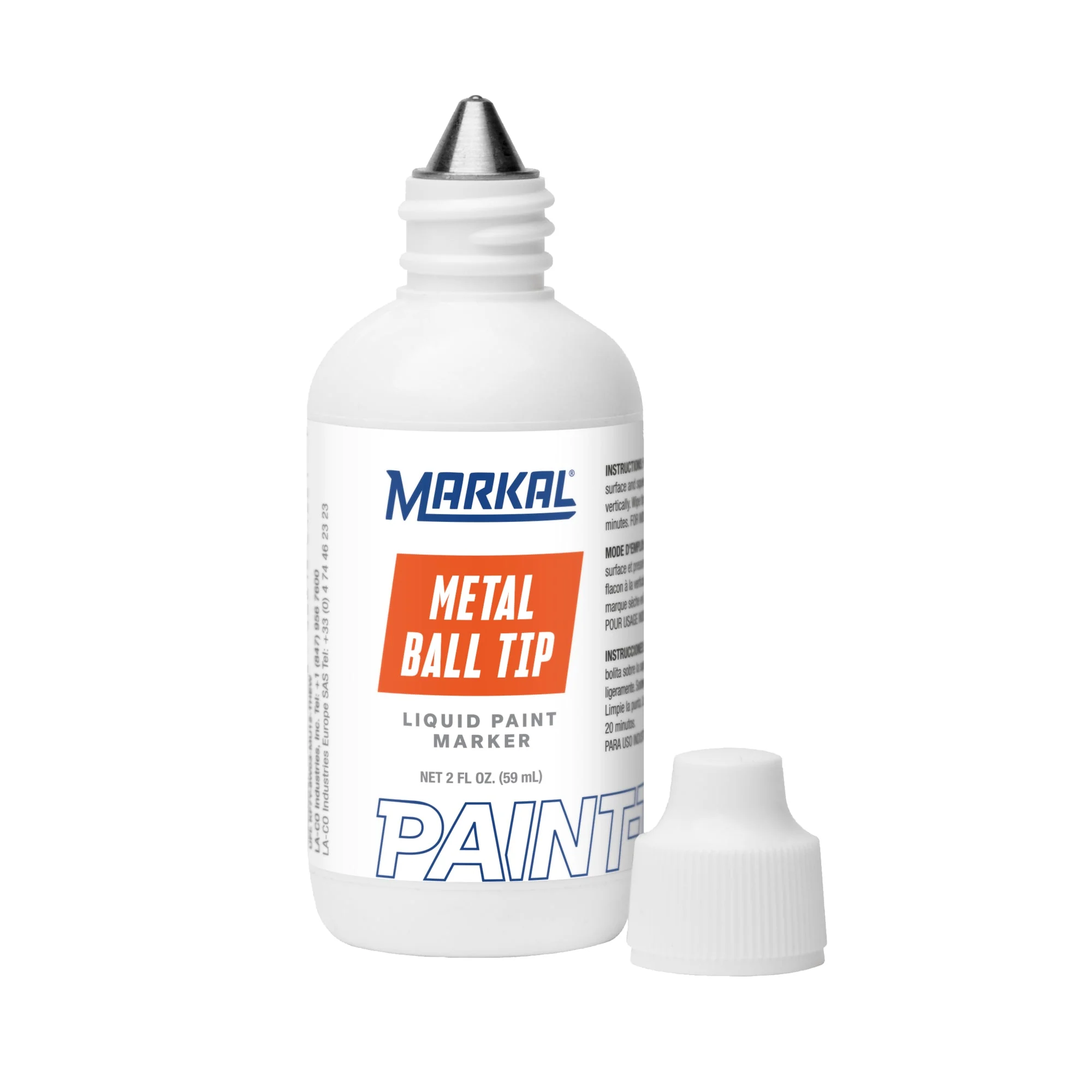 PAINT-RITER Metal Ball Tip Liquid Paint Marker Bút sơn công nghiệp - Màu Cam mã 084624 - Markal chính hãng