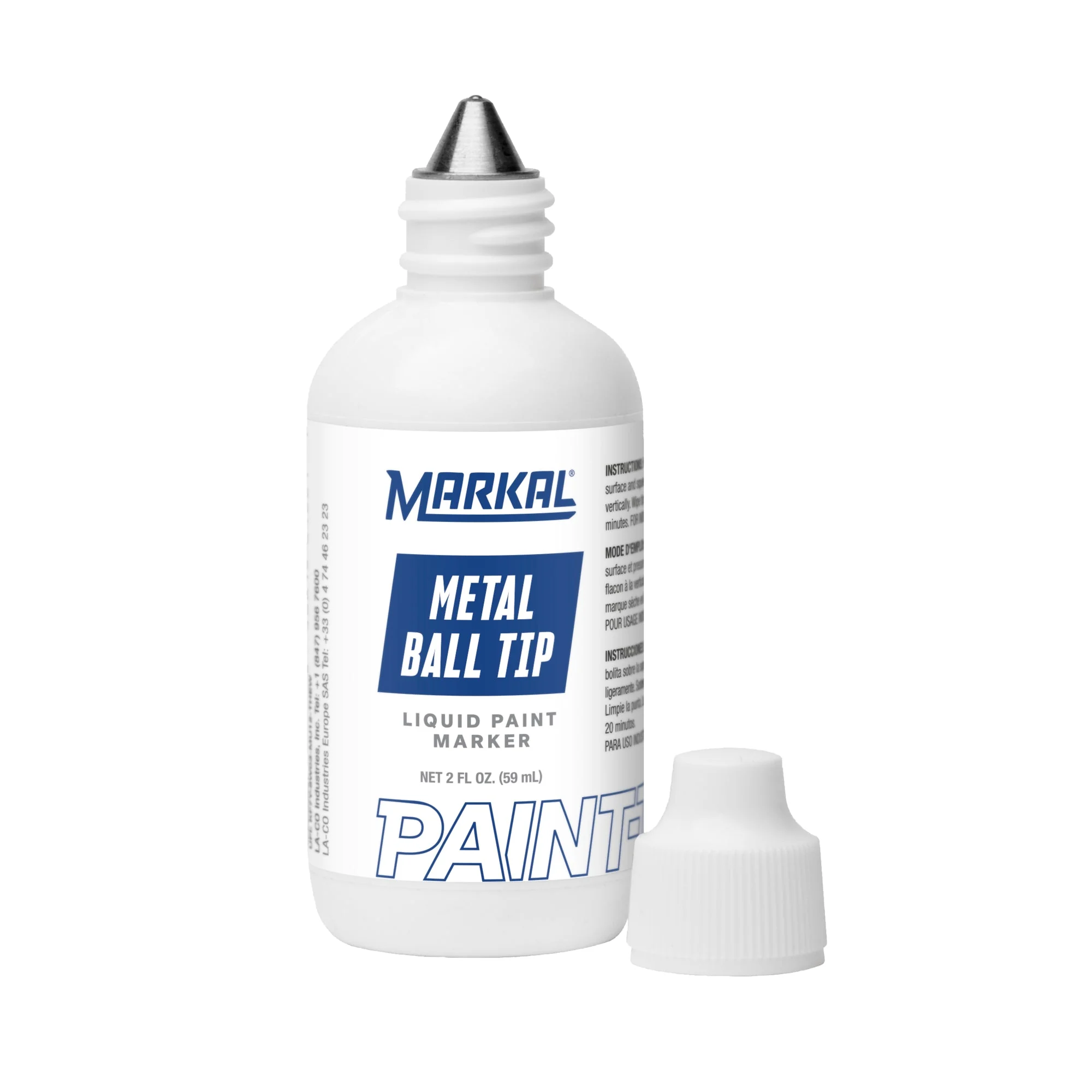 PAINT-RITER Metal Ball Tip Liquid Paint Marker Bút sơn công nghiệp - Màu Xanh dương mã 084625 - Markal chính hãng