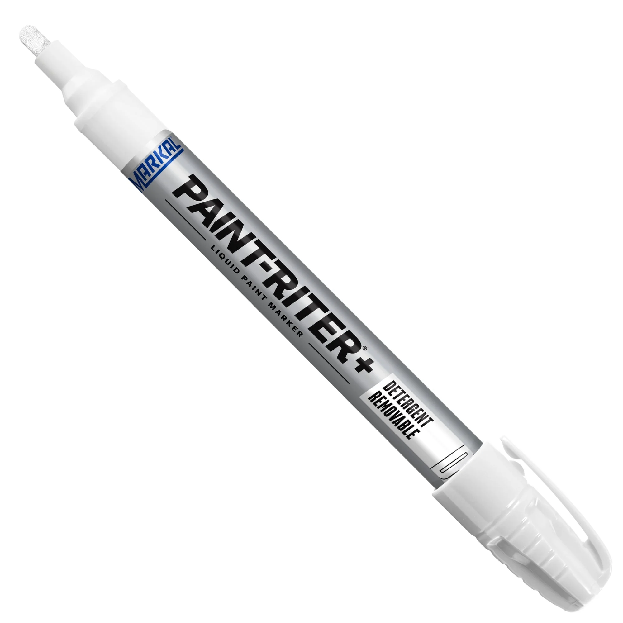 Bút sơn dạ lỏng (Plus) Paint-Riter+ Detergent Removable, White, 3mm