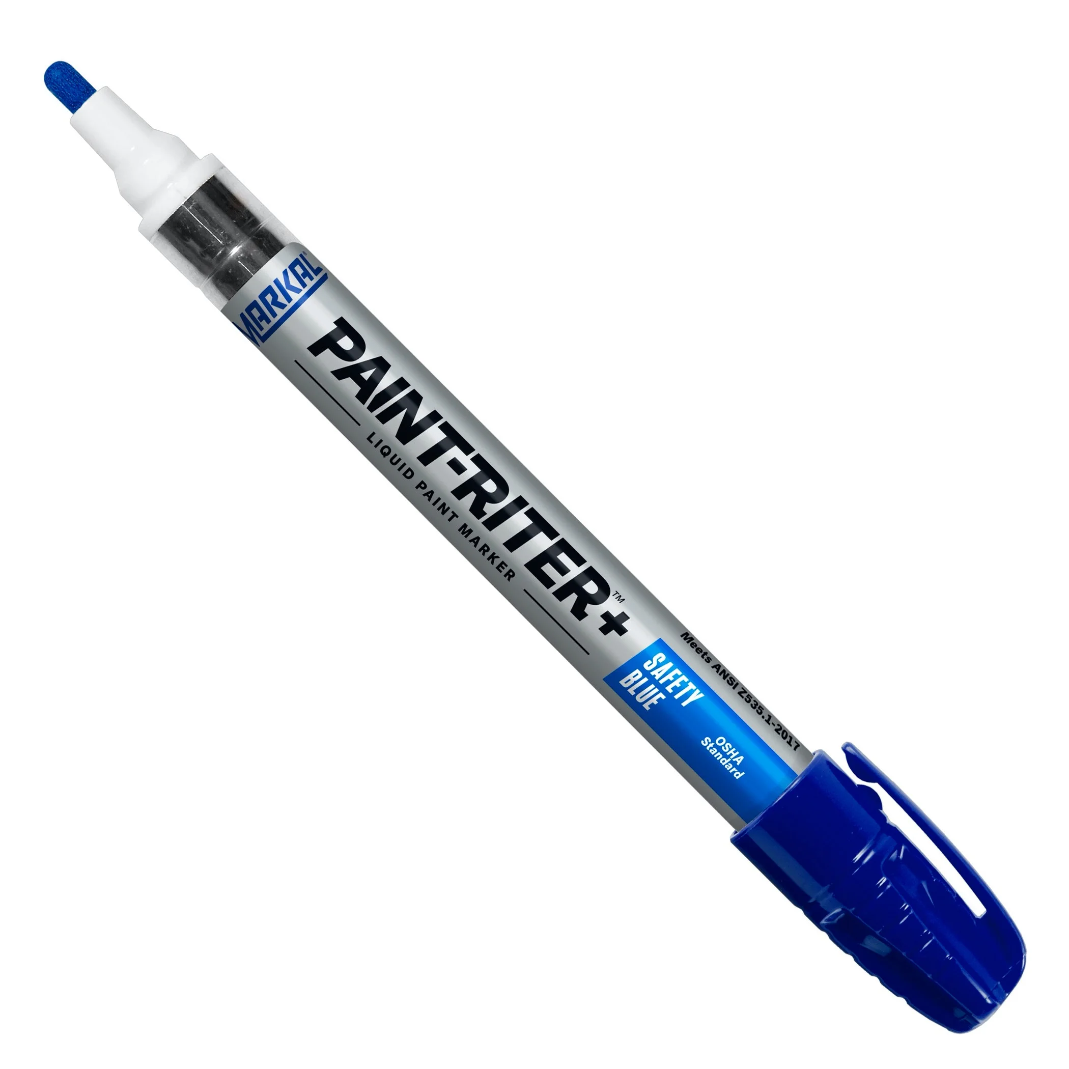 Bút sơn dạ lỏng (Plus) Paint-Riter+ Safety Color, Safety Blue, 3mm, OSHA/ANSI