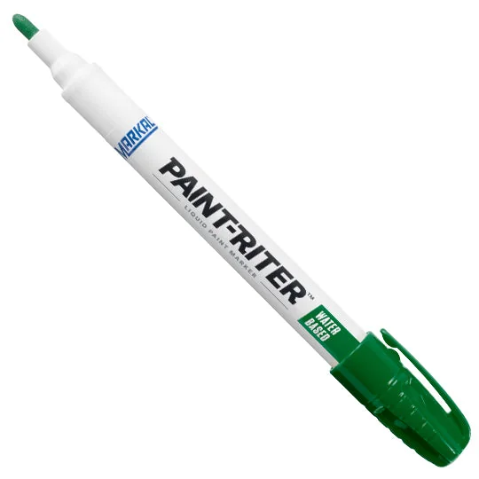 PAINT-RITER- Water-Based Liquid Paint Marker Bút sơn công nghiệp - Màu Xanh lá mã 097406 - Markal chính hãng