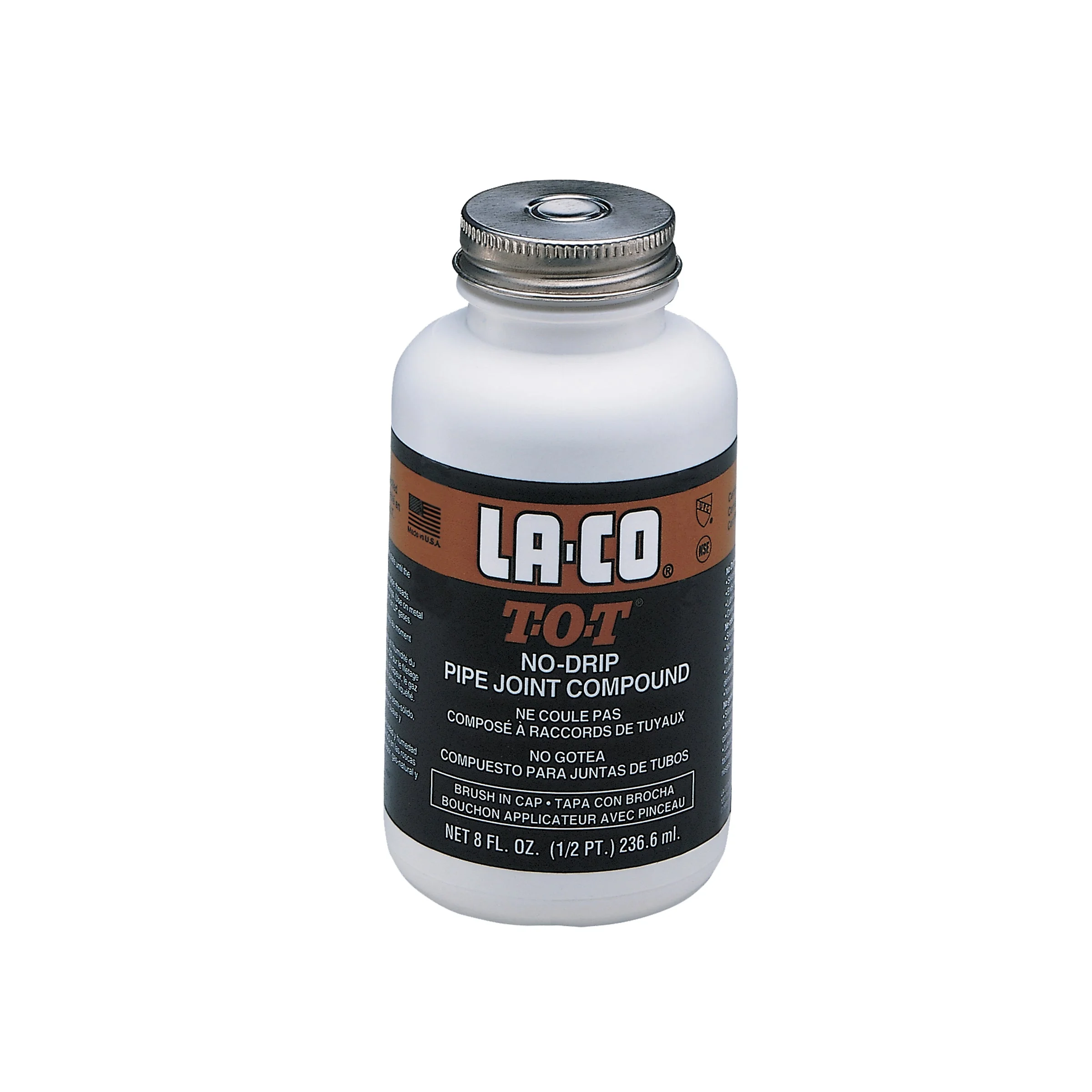 Keo làm kín ren ống T-O-T, 1/2 pt. Brush-in-cap, Pipe thread compound, Gas 350PSI/Liquid 500PSI, up to 350°F, NSF