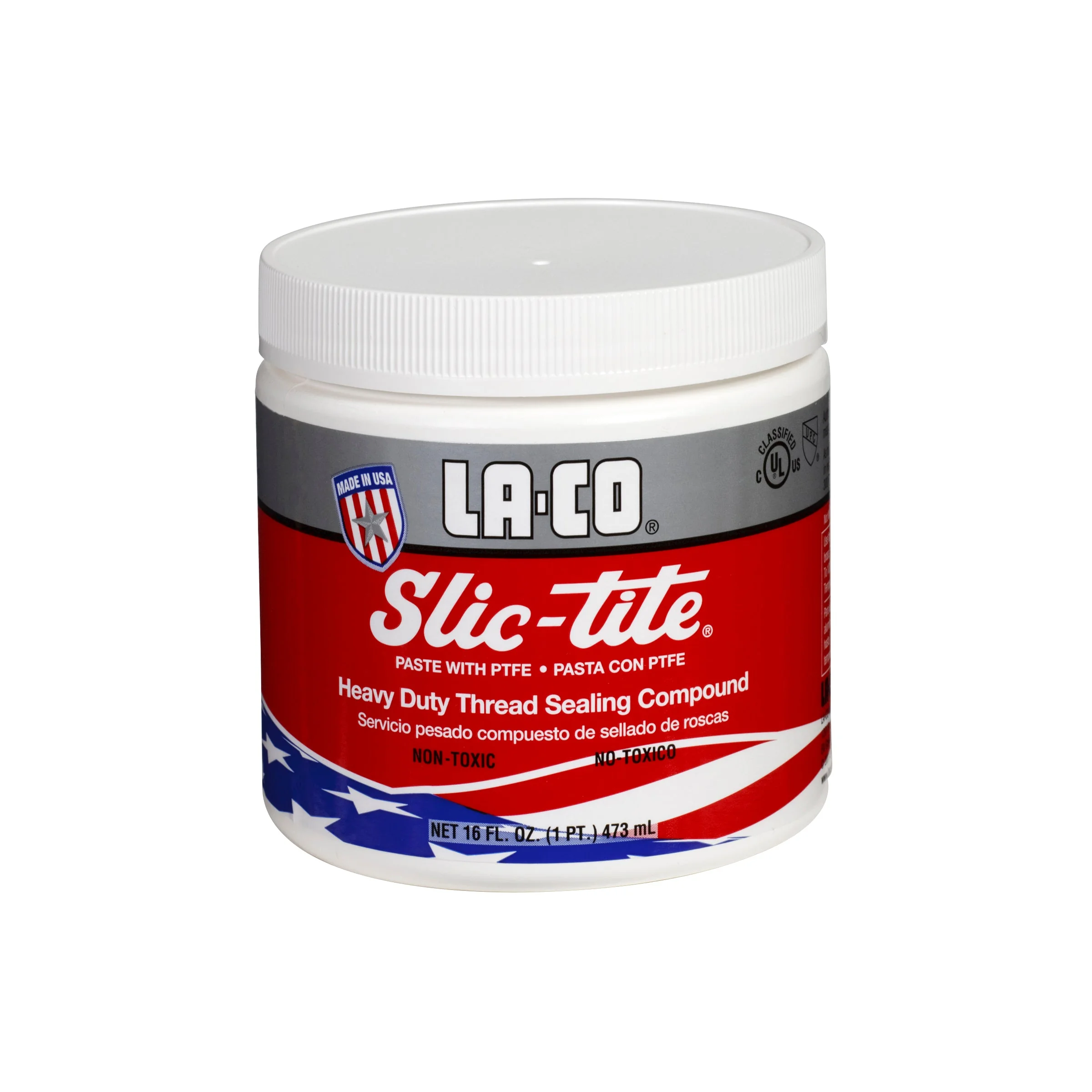 Keo làm kín ren ống Slic-Tite Paste with PTFE, 1 pt., Gas 3000PSI/Liquid 10000PSI, -50°F~500°F, NSF/FBC