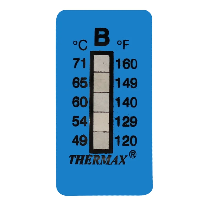 Nhãn đo nhiệt độ 120°F (49°C)
